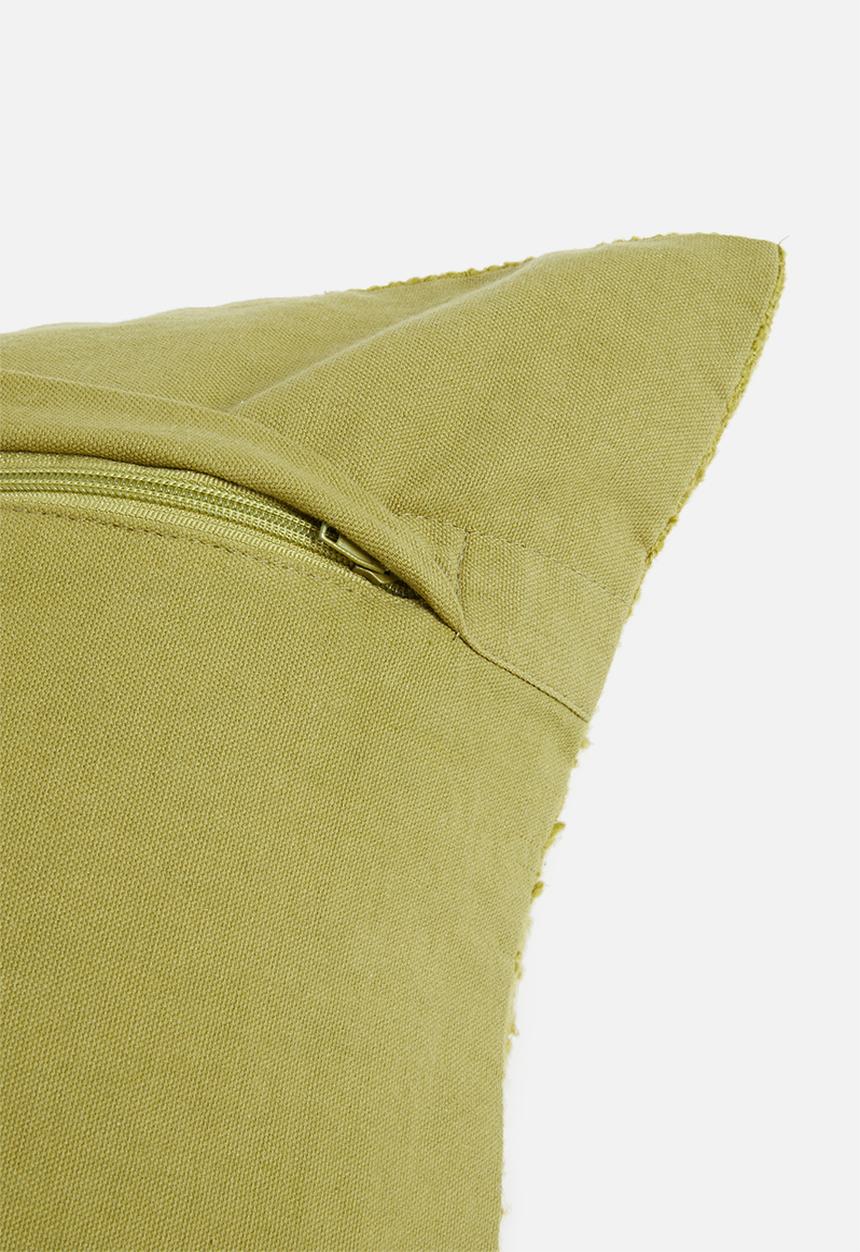 Sixth Floor - Punch cushion cover - olive