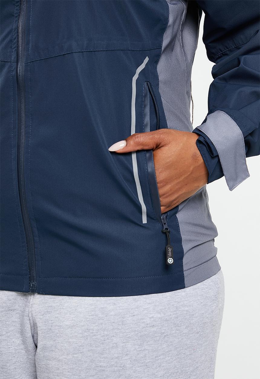JEEP - Plus city rain jacket - blue