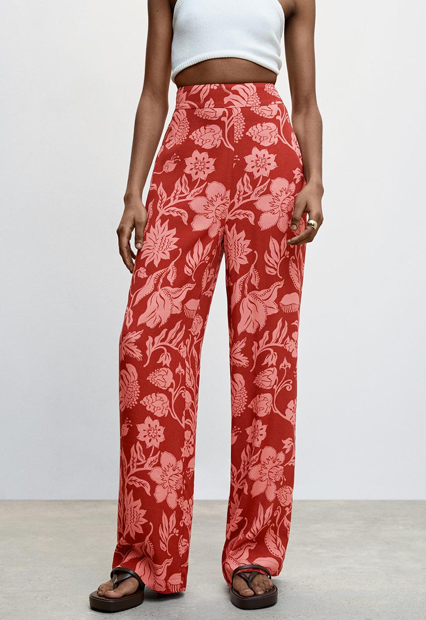MANGO - Trousers claudie - pink