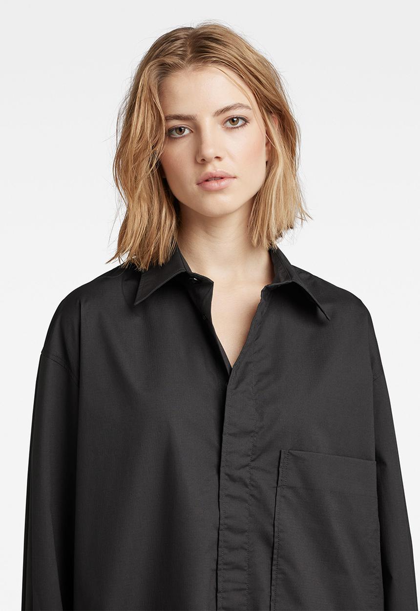 G-STAR - Oversized bf shirt - dk black