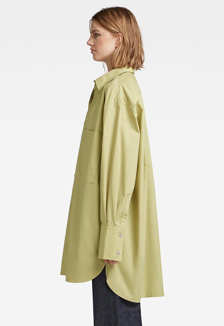 G-STAR - Oversized bf shirt - leek green