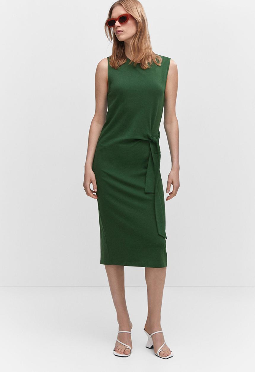 MANGO - Dress fertina - green