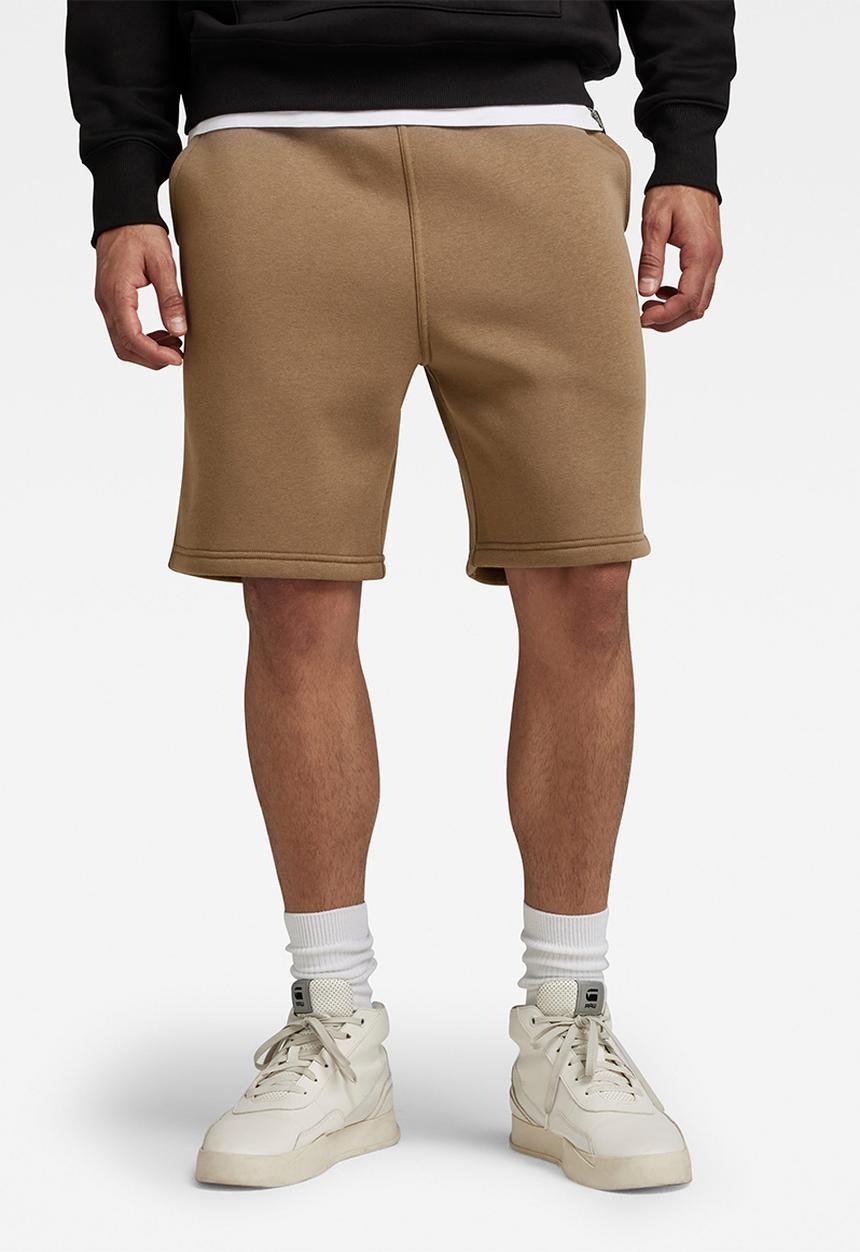 G-STAR - Premium core sw short pacior sweat r - deep walnut