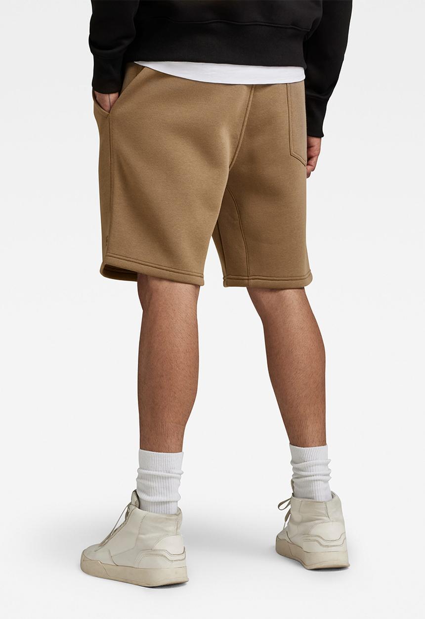 G-STAR - Premium core sw short pacior sweat r - deep walnut
