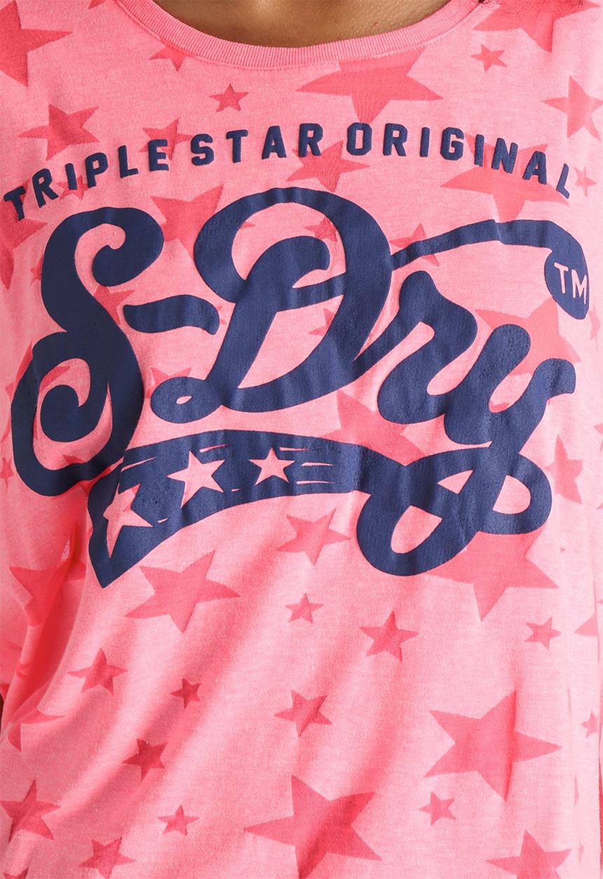 Superdry. - Tripple Star Original Grown On Sleeve Tee
