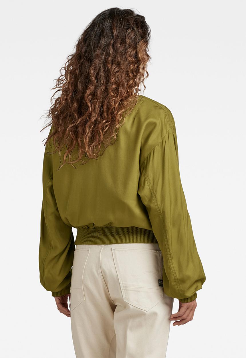 G-STAR - Everyday bomber overshirt - avocado