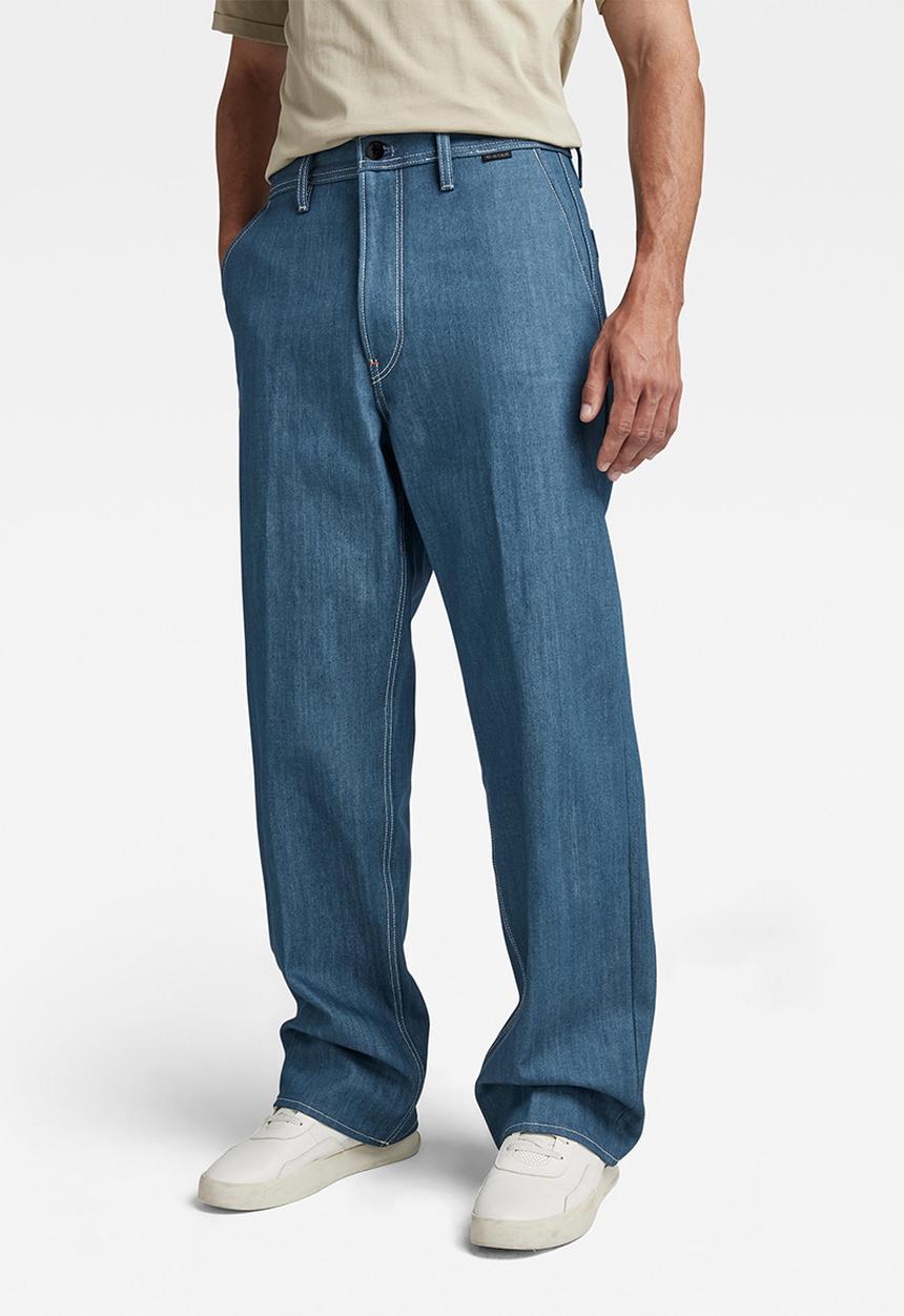G-STAR - Modson straight chino quasar seagreen denim - raw denim