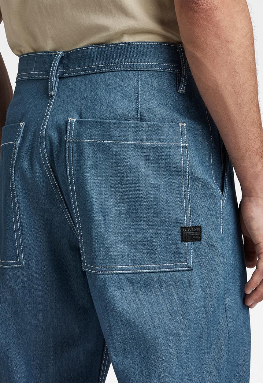 G-STAR - Modson straight chino quasar seagreen denim - raw denim
