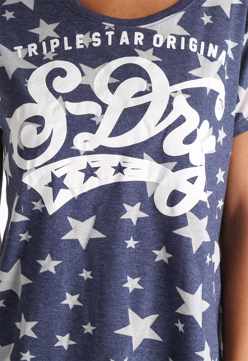 Superdry. - Tripple Star Original Grown On Sleeve Tee