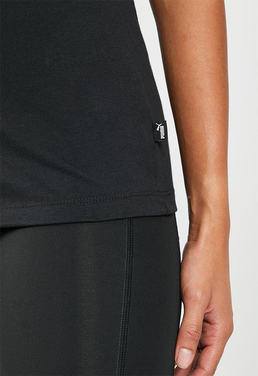 PUMA - Graphics houndstooth tee - puma black