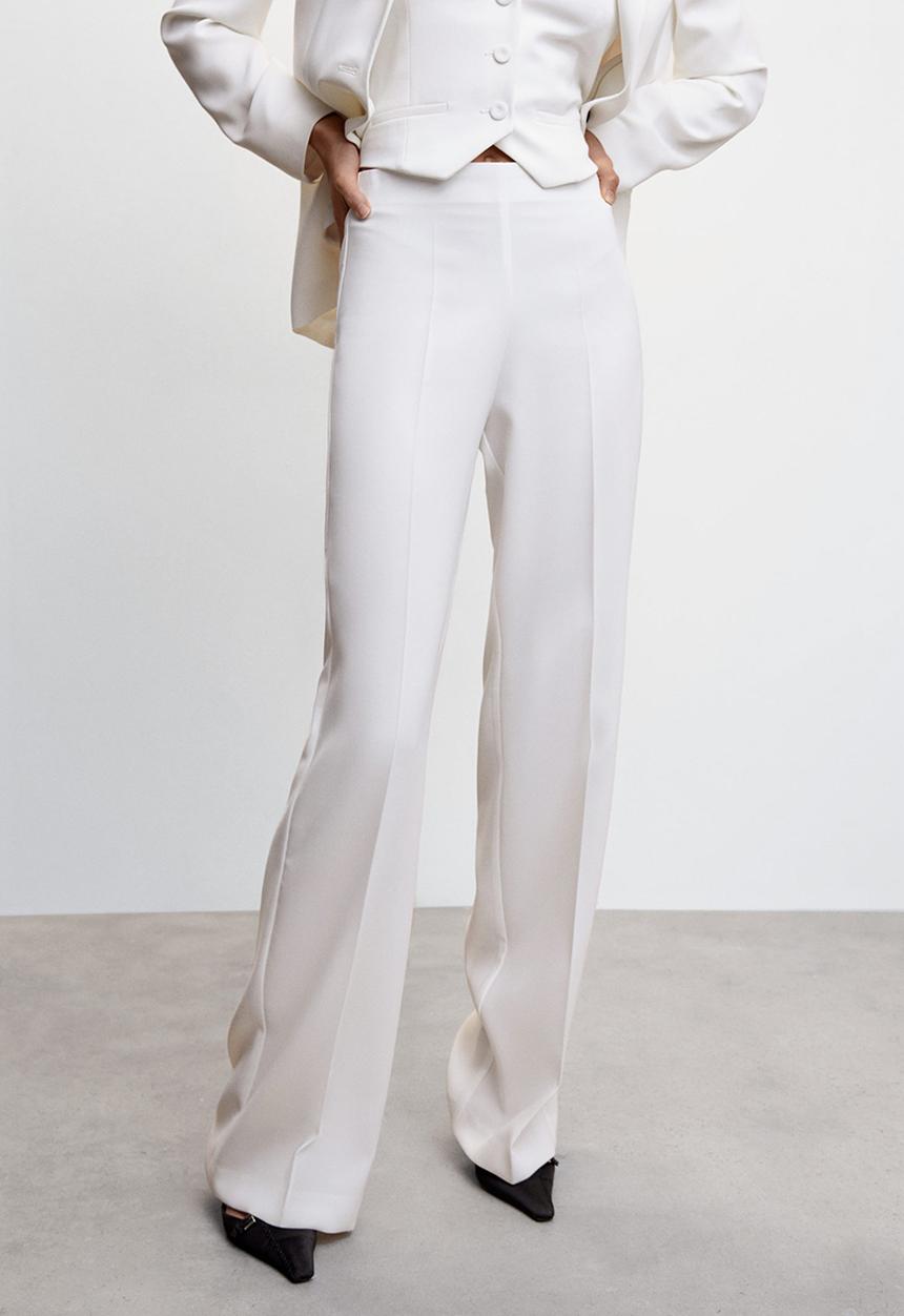 MANGO - Trousers palachin - light beige
