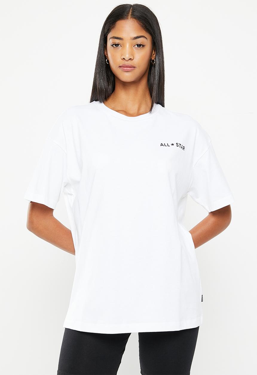 Converse - Oversized all star tee - white