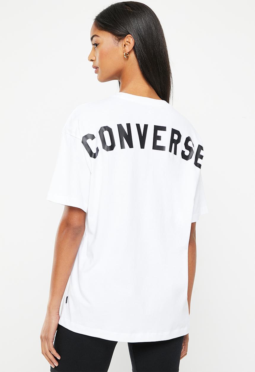 Converse - Oversized all star tee - white