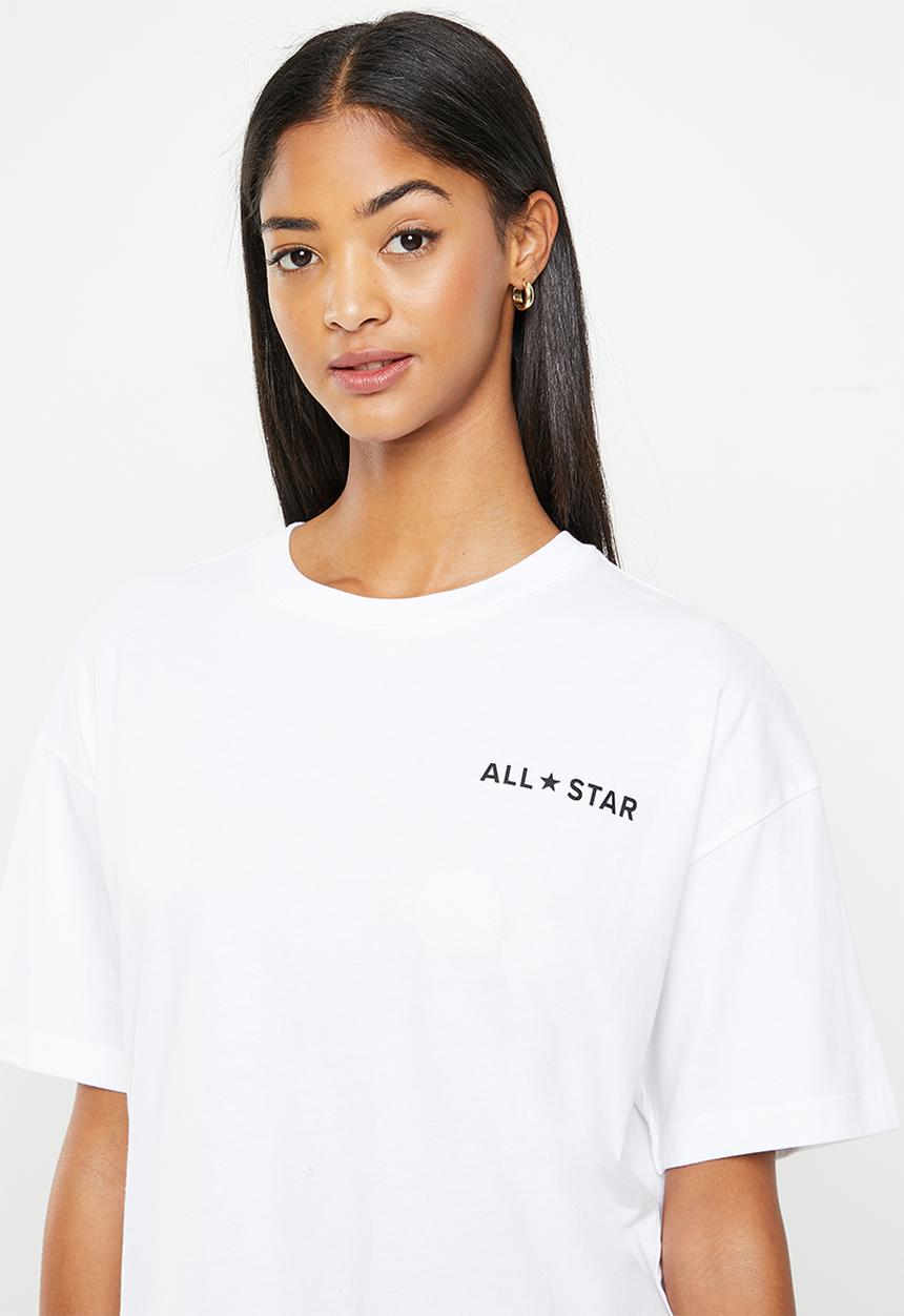Converse - Oversized all star tee - white