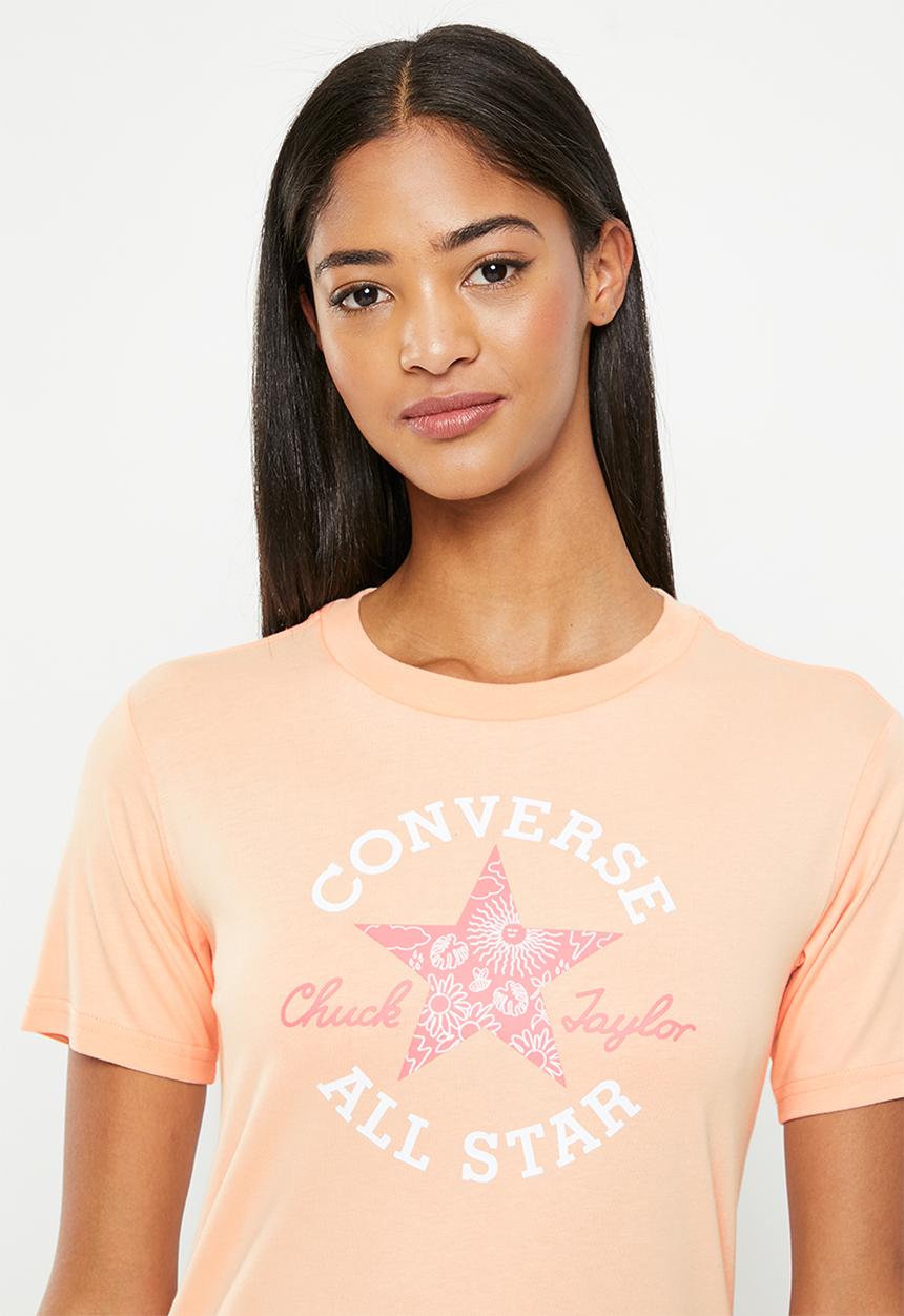 Converse - Chuck patch infill tee - cheeky coral