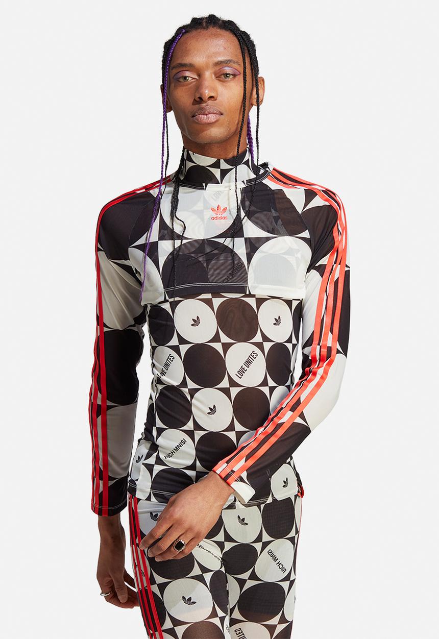 adidas Originals - Rich Mnisi x Pride shirt - off white / black