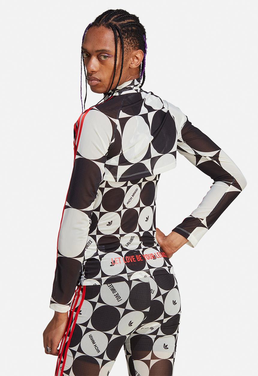 adidas Originals - Rich Mnisi x Pride shirt - off white / black