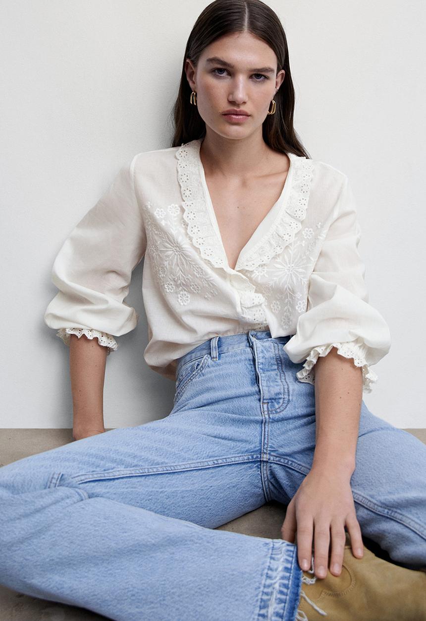 MANGO - Blouse alice - natural
