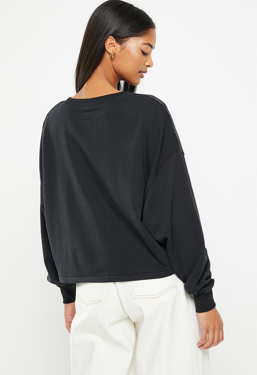 Converse - Chuck patch printed crew - converse black
