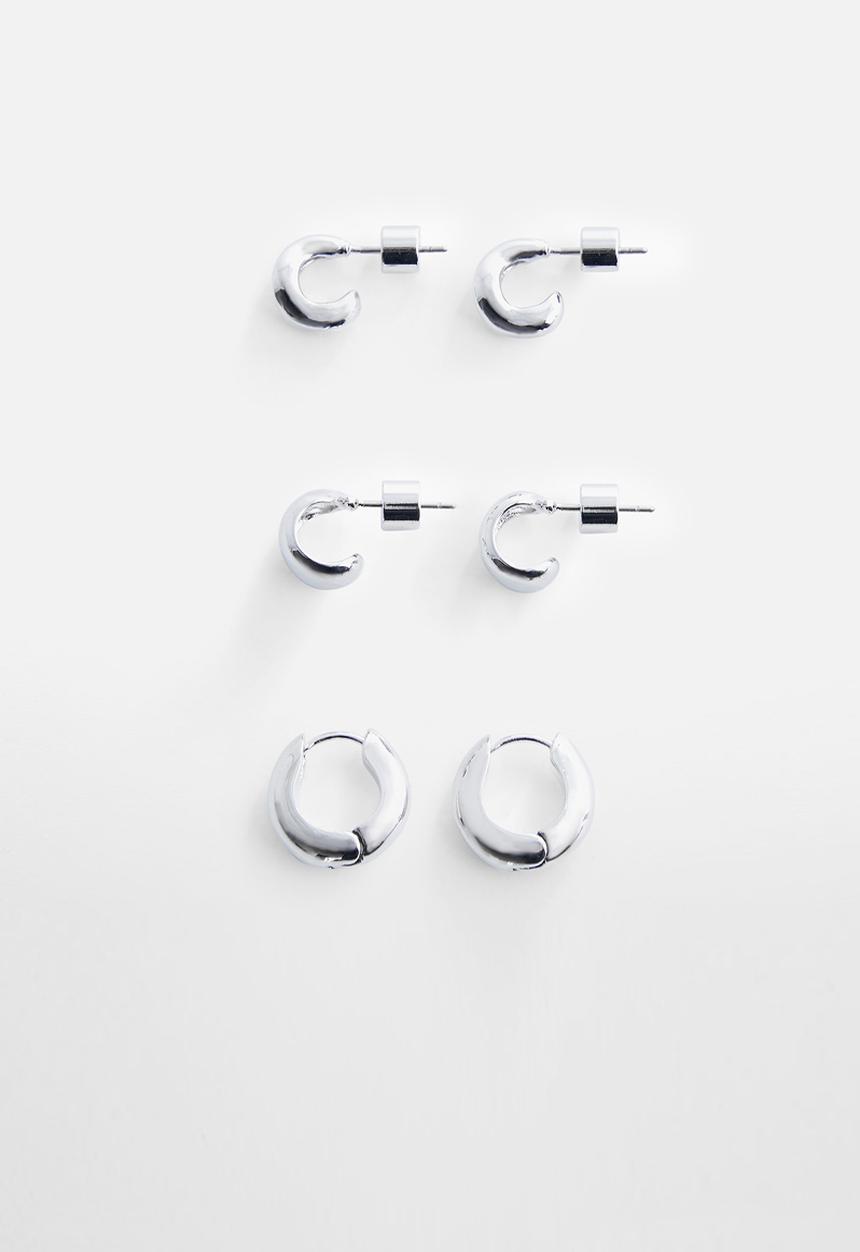 MANGO - Earrings tessa - silver