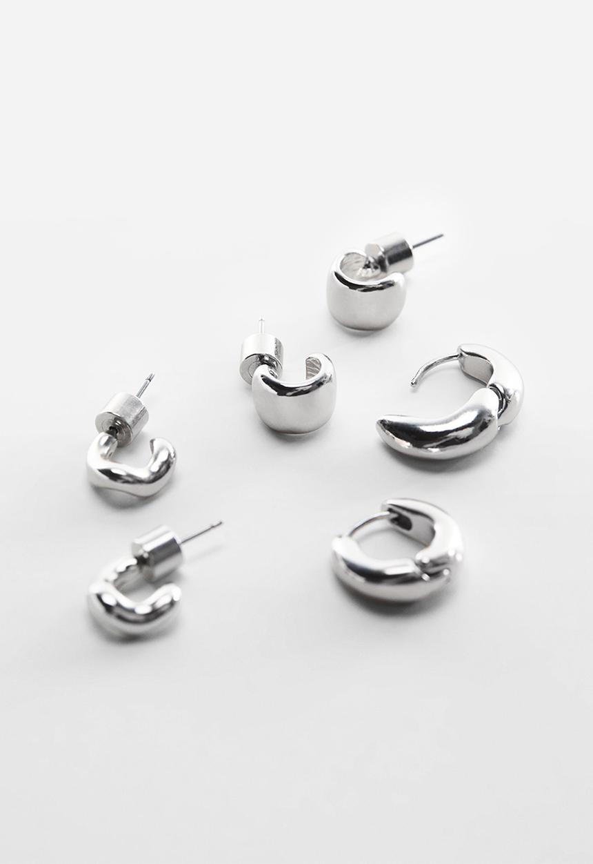 MANGO - Earrings tessa - silver