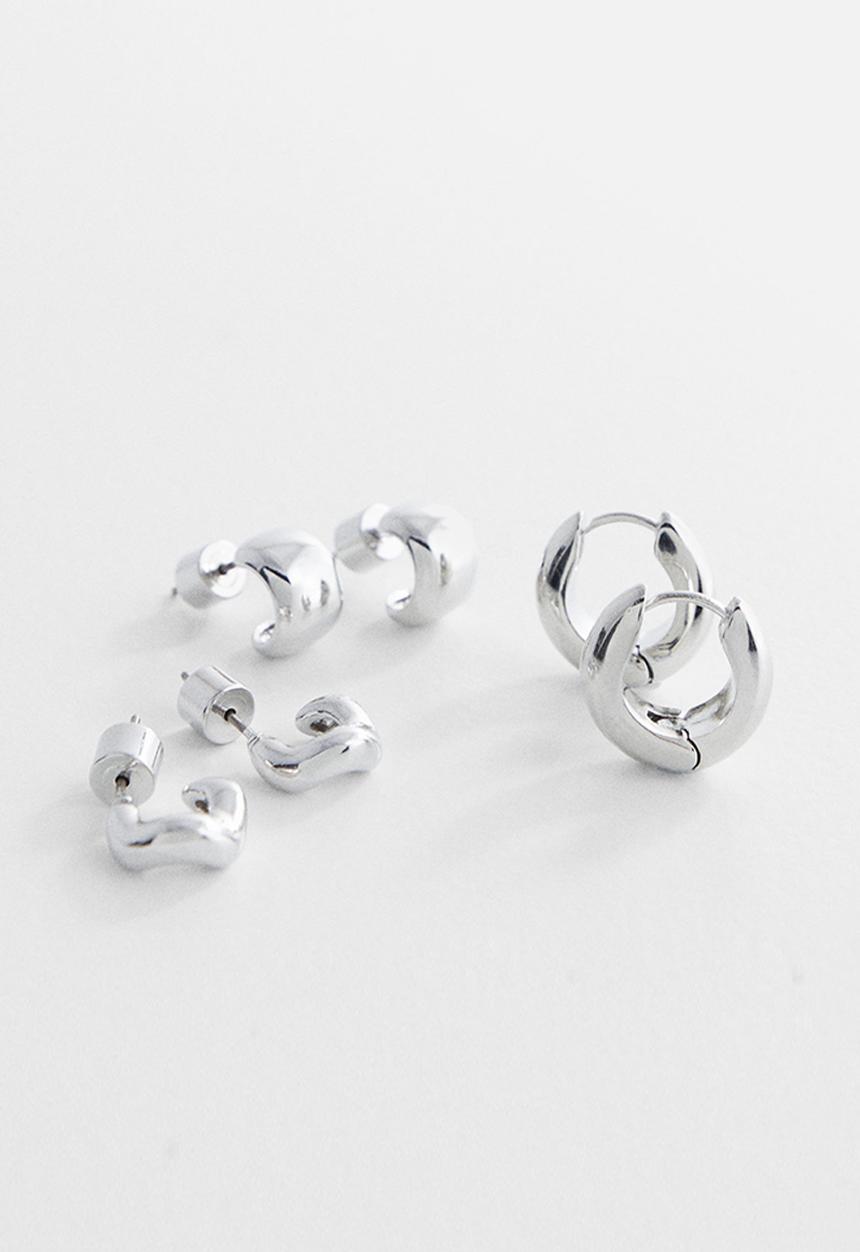 MANGO - Earrings tessa - silver