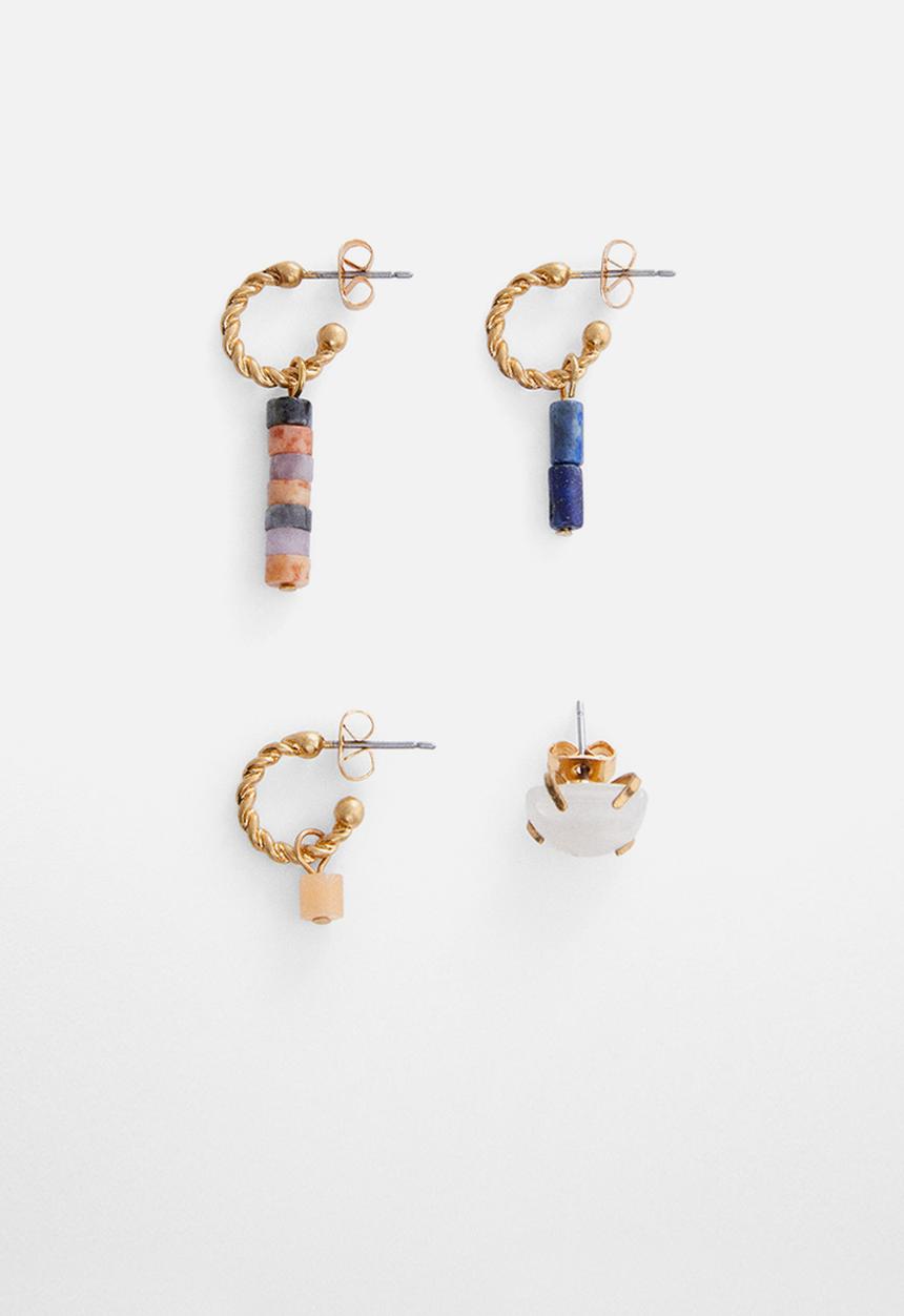 MANGO - Earrings jio - gold