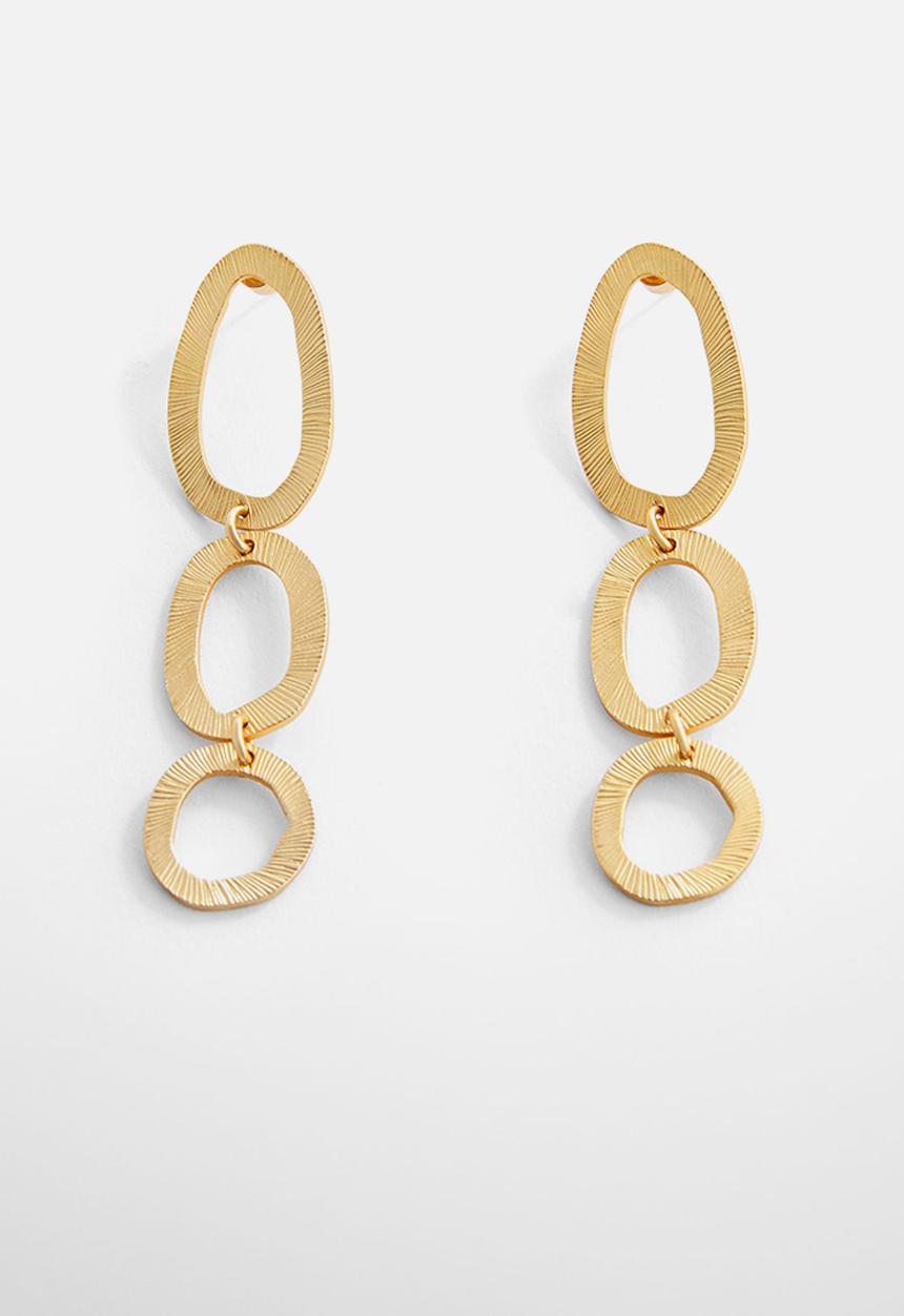 MANGO - Earrings peggy - gold