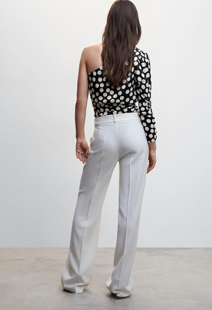 MANGO - Blouse circle - natural