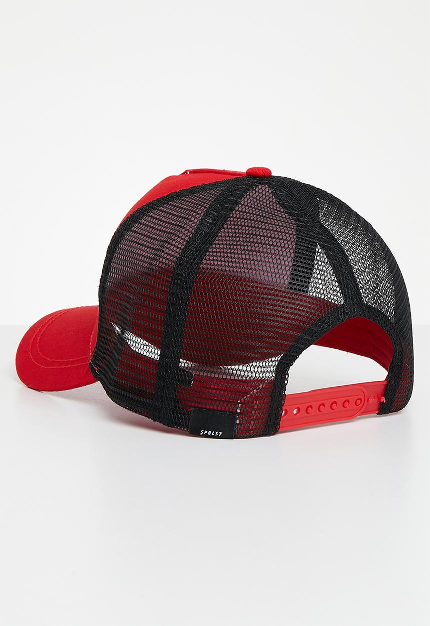 Superbalist - Joshua trucker cap - red/black 