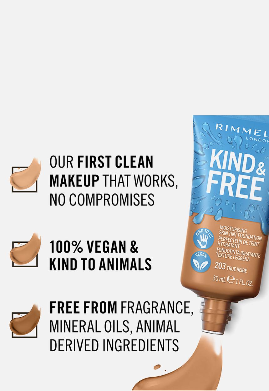 Rimmel - Kind & Free Foundation - 203 True Beige