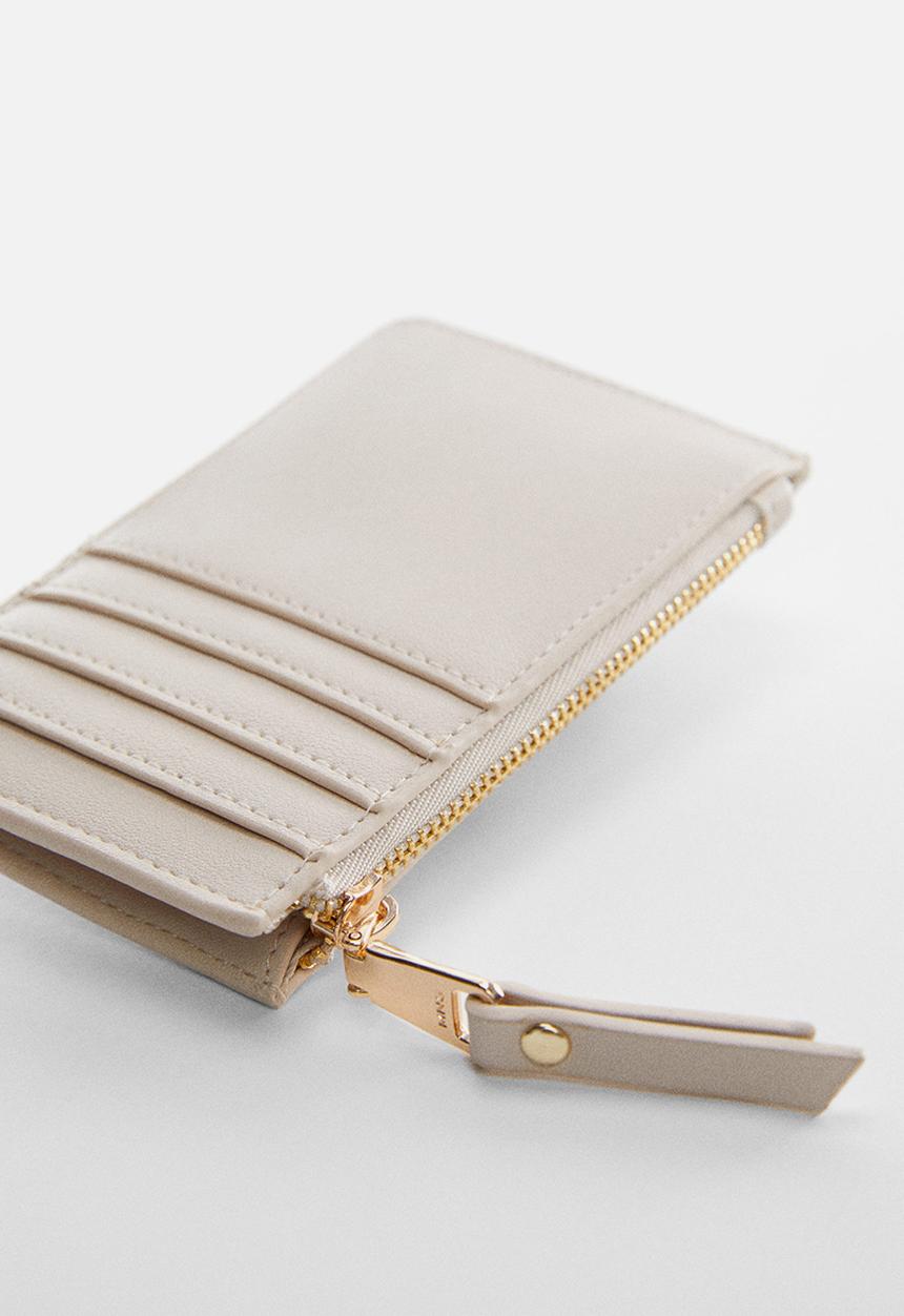 MANGO - Card holder pill - natural