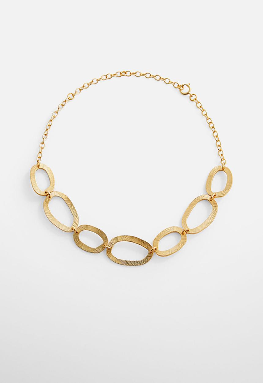 MANGO - Necklace petra - gold
