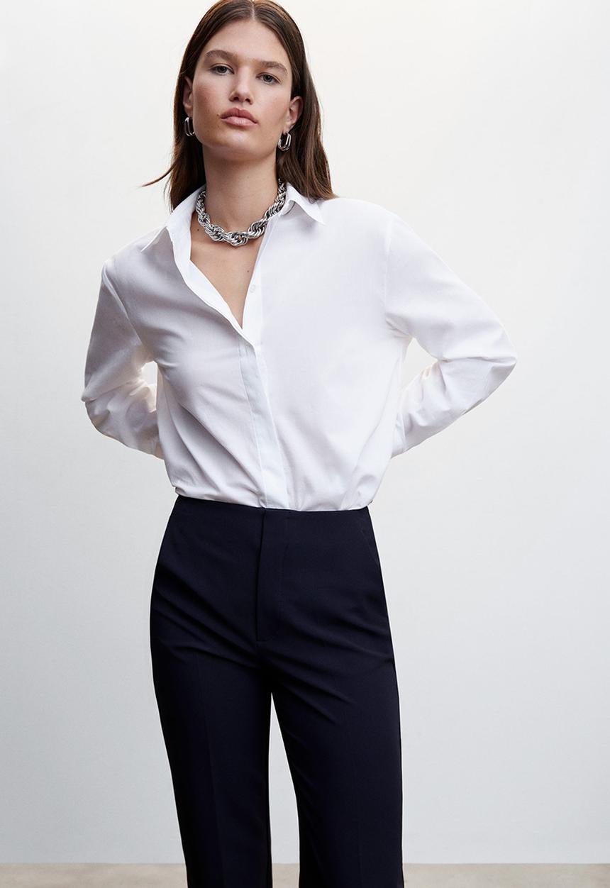 MANGO - Shirt voila - natural