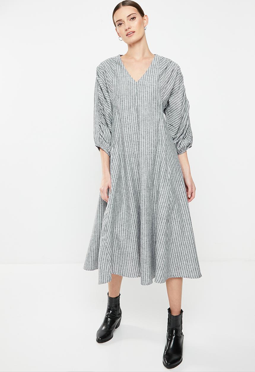 AMANDA LAIRD CHERRY - Lydiana dress - white & black