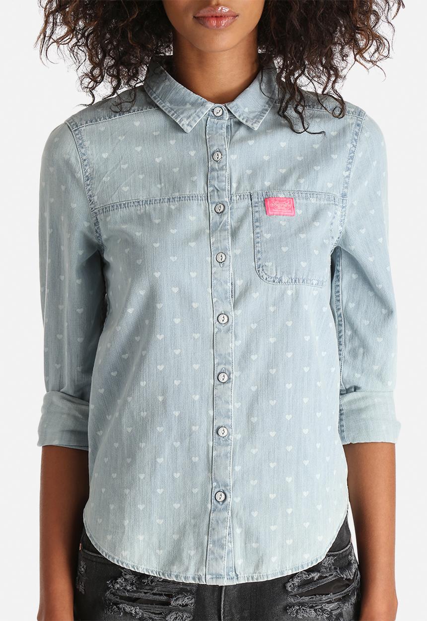 Superdry. - Denim Wash Shirt
