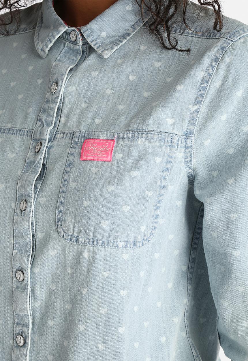 Superdry. - Denim Wash Shirt