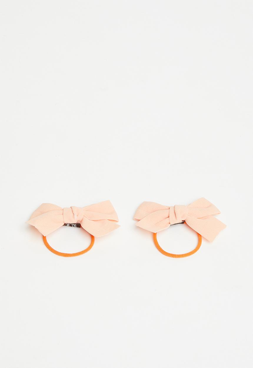 Pop Candy - Bow hair ties - orange