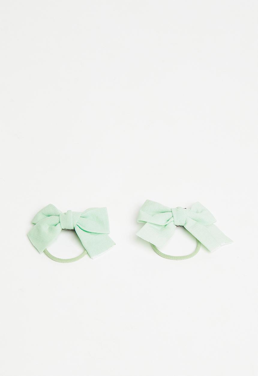 Pop Candy - Bow hair ties - green