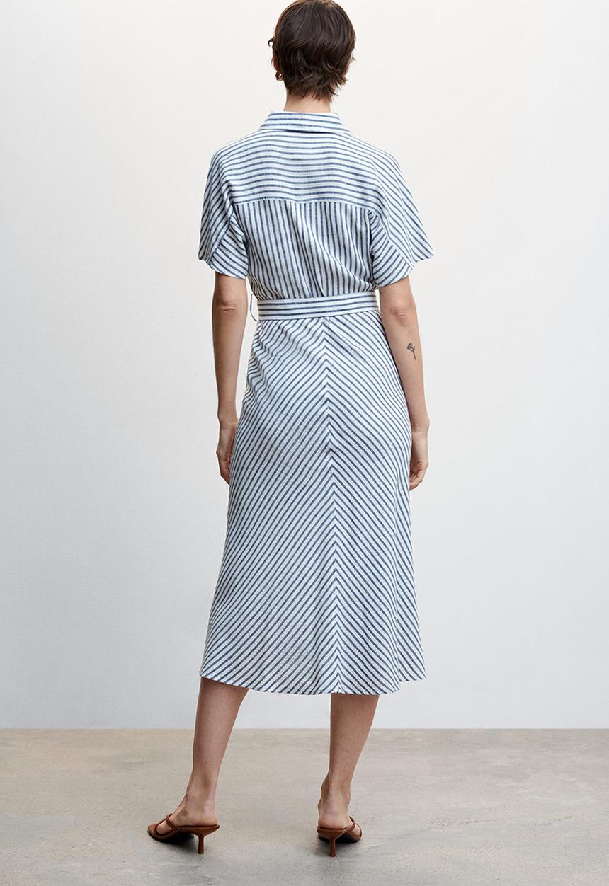 MANGO - Dress patty - white