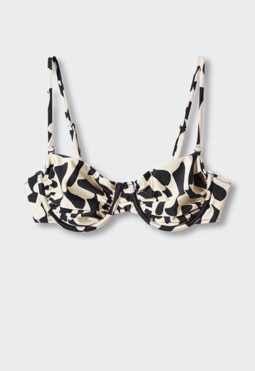 MANGO - Bikini top funky - black
