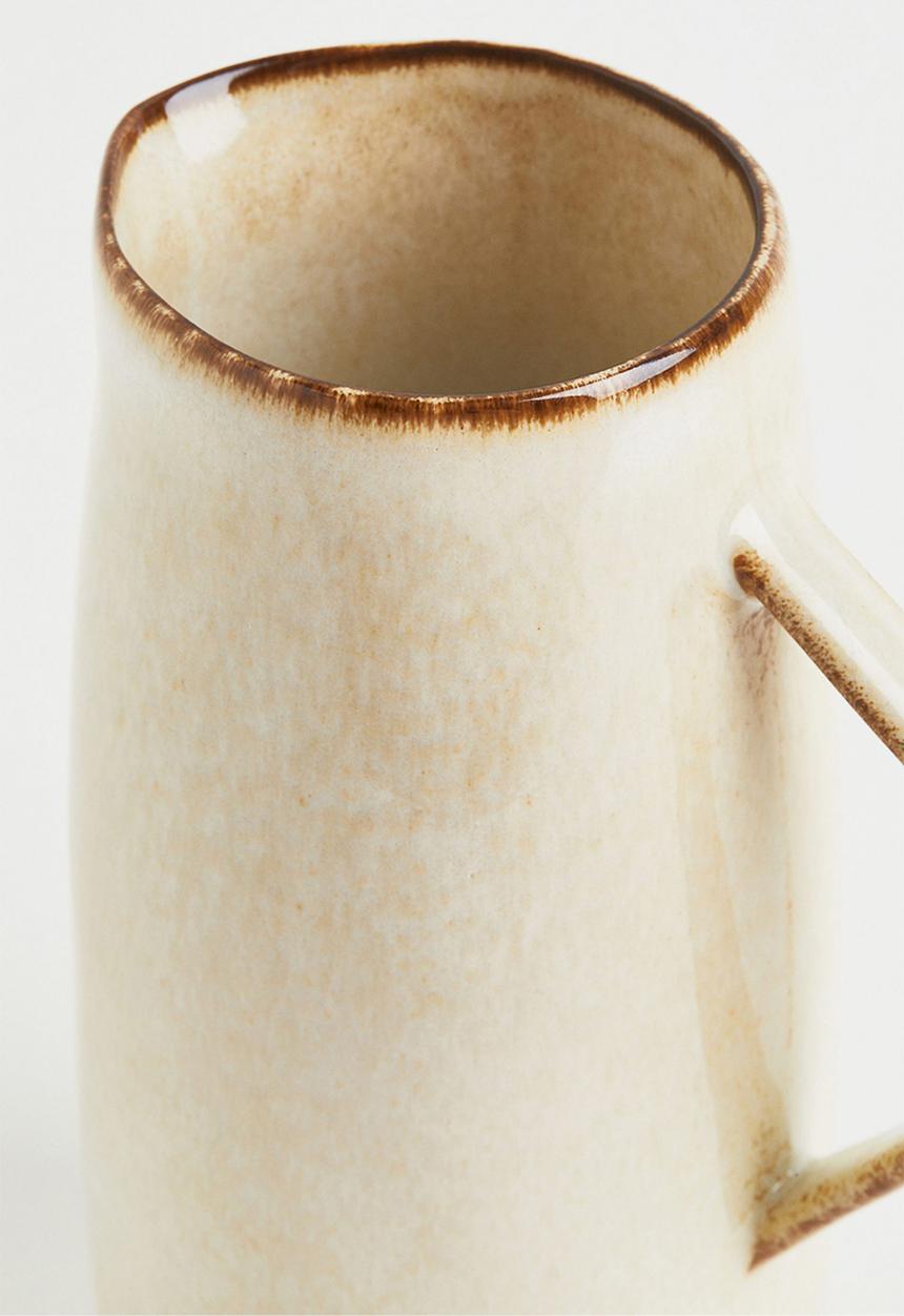 H&M - Stoneware jug - light beige