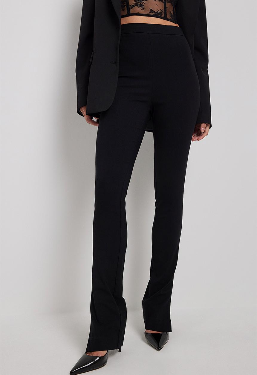 NA-KD - Tight silt pants - black
