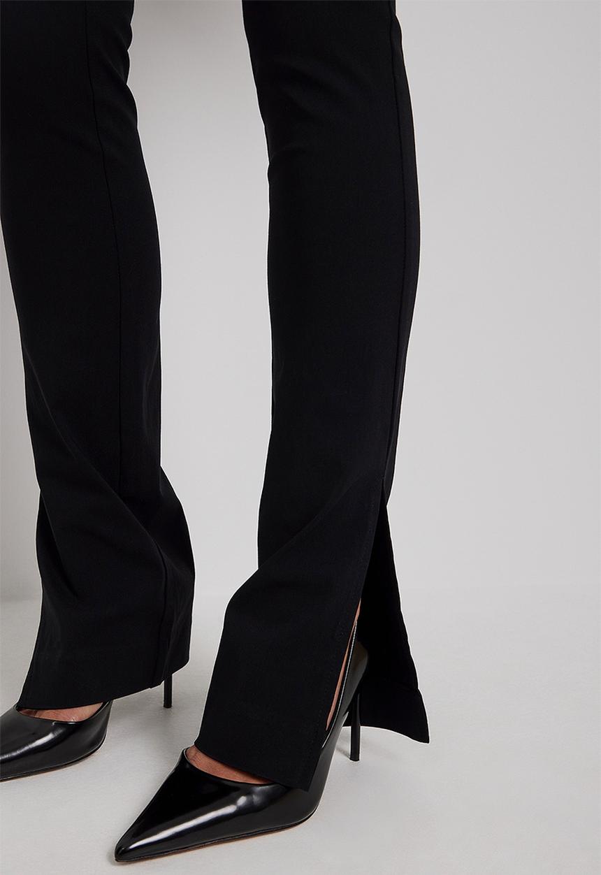NA-KD - Tight silt pants - black