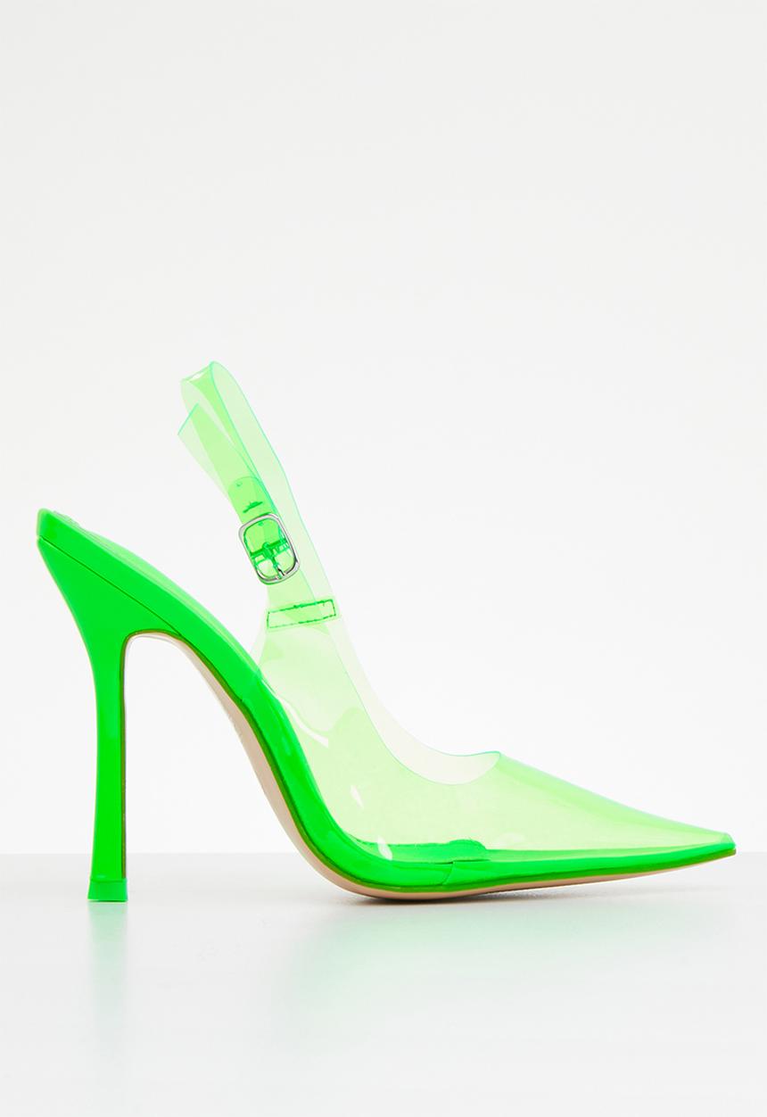 Public Desire - Infinity court heel - neon green