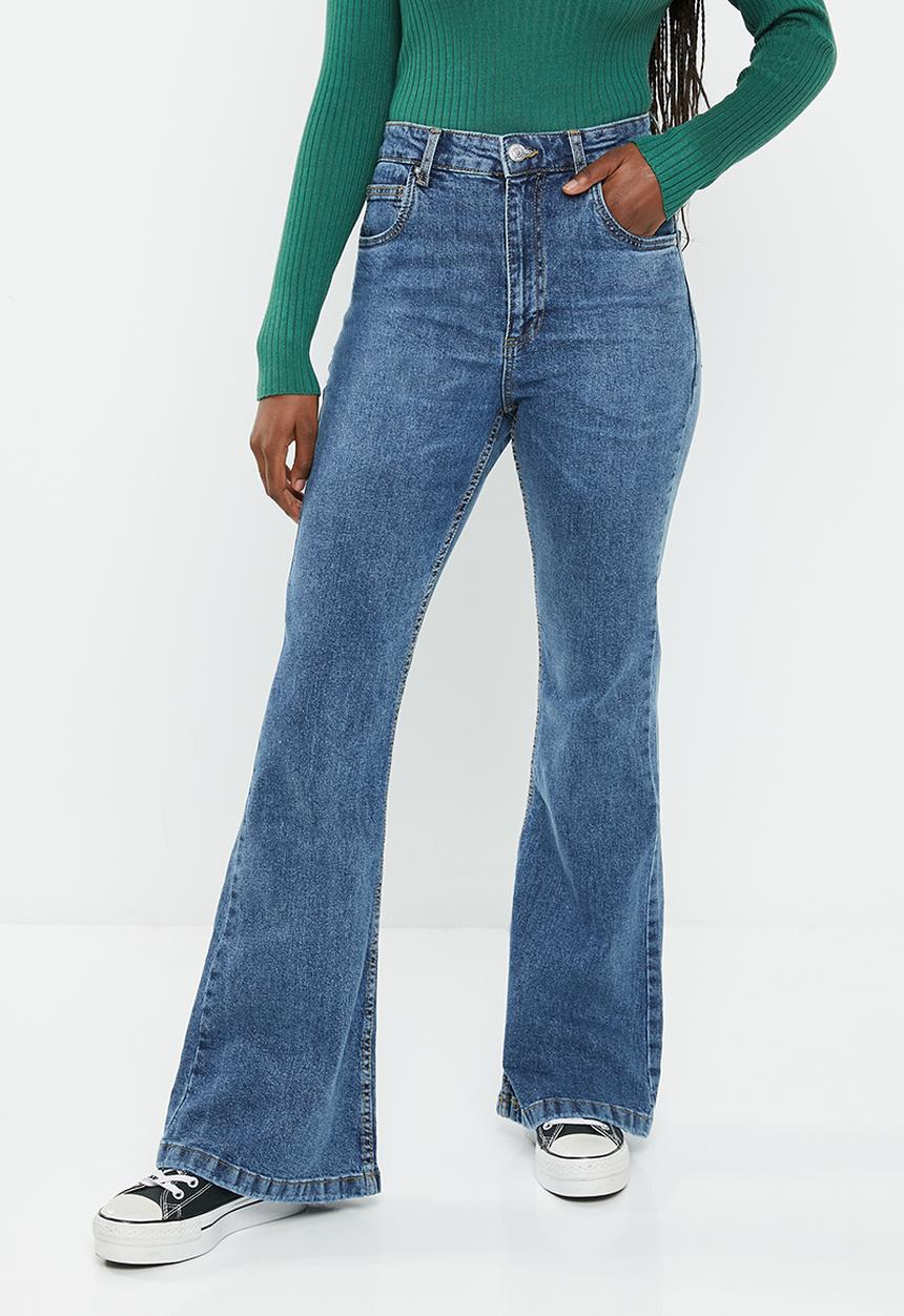 Cotton On - Original flare jean - misty blue