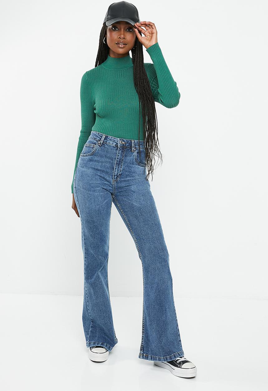 Cotton On - Original flare jean - misty blue