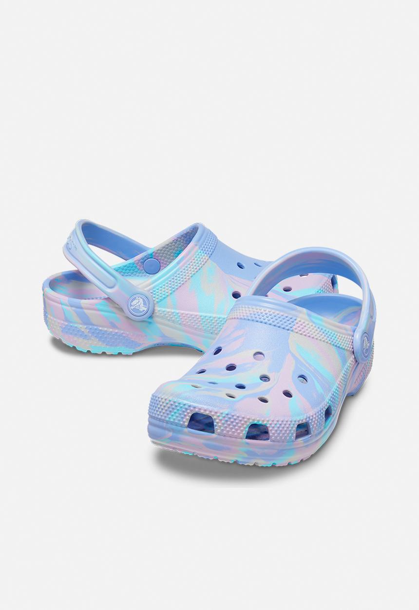 Classic marbled clog t - moon jelly & multi