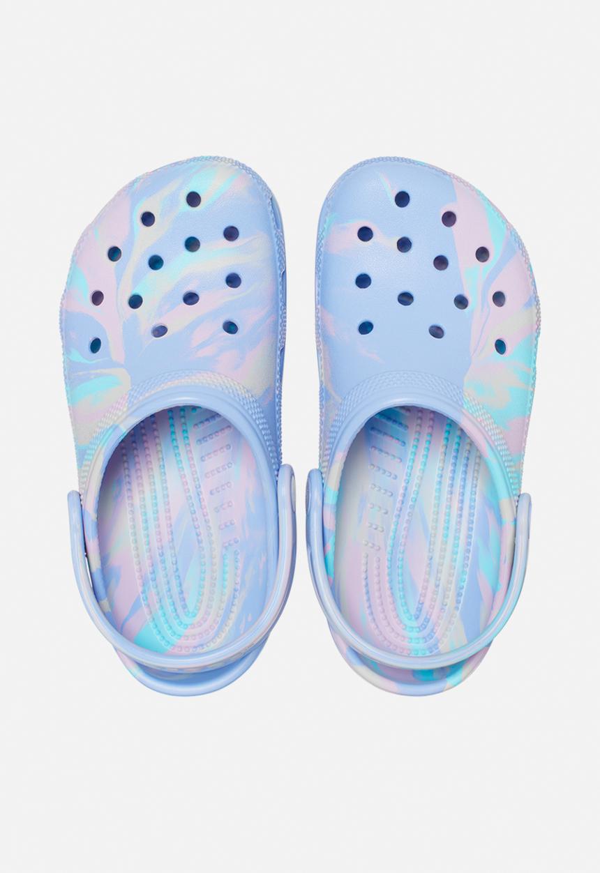 Classic marbled clog t - moon jelly & multi