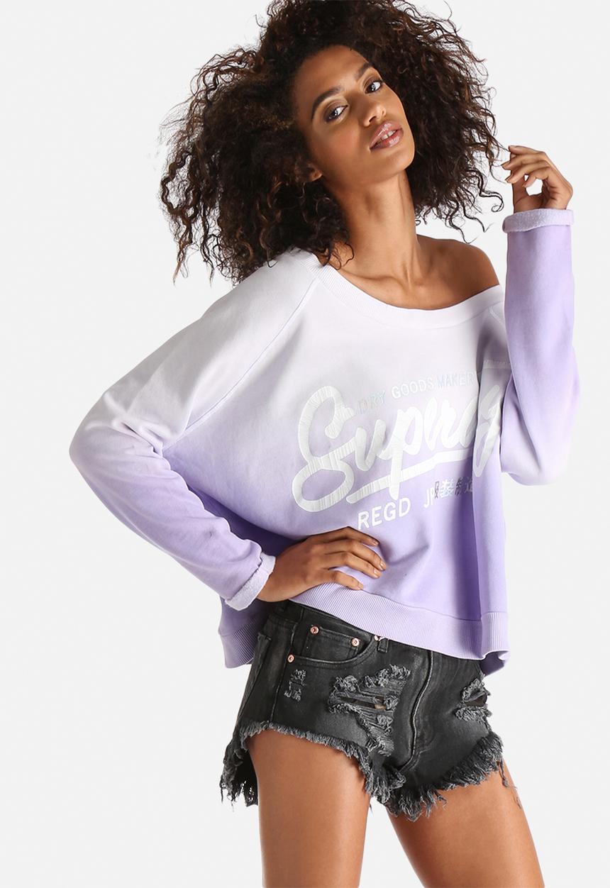Superdry. - Spray Ombre Boxy Sweat